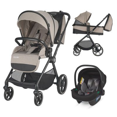 Carucior modular 3in1 coccolle lissia butternut beige+ scoica auto isize coccolle knox anthracite smb324065643324080364
