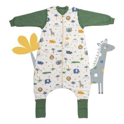 Sac de dormit cu picioruse si maneca lunga detasabila Jungle 100 cm + manseta 2.5 Tog BBXCJ433-25FSN