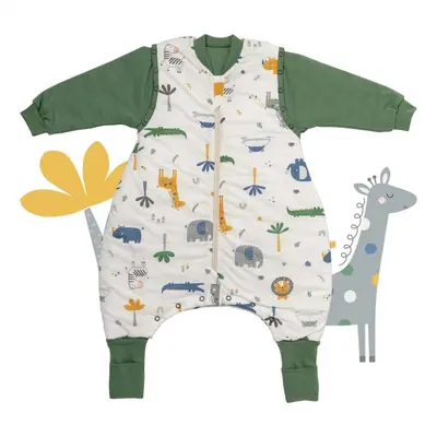 Sac de dormit cu picioruse si maneca lunga detasabila Jungle 60 cm + manseta 2.5 Tog BBXCJ437-25FSN