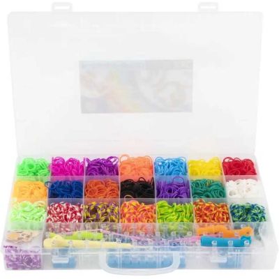 Set Creativ Elastice Loom Colorate cu Organizator si Accesorii Moxy GR240028 BBJGR240028_Initiala