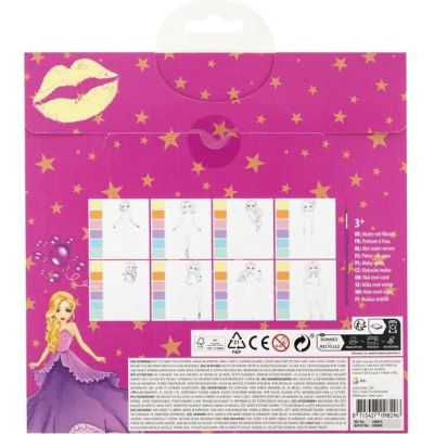 Set de pictat cu apa Besties - Bloc de colorat cu acuarele si planse creative Grafix GR140015 BBJGR140015_Initiala