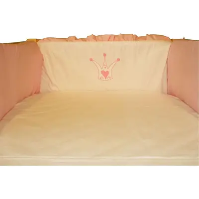 Aparatoare Laterala Cu Broderie Princess Roz 120x60 - MYK00003957