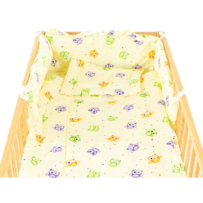 Aparatoare Laterala MyKids Bufnita Galben 140x70 - MYK00004183