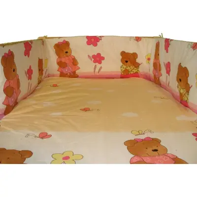 Aparatoare Laterala Teddy Gradina Roz 120x60 - MYK00003816