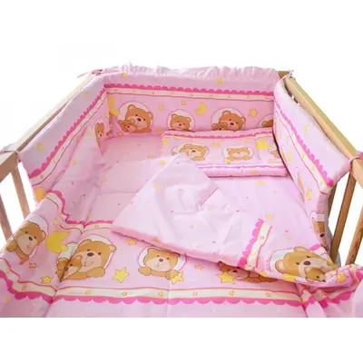 Aparatoare Laterala Teddy Night Roz 120x60 - MYK00004142