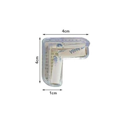 Set 2 aparatori din silicon pentru colturi 4x4x1.5 cm Ikonka IK6861 BBJIK6861_Initiala