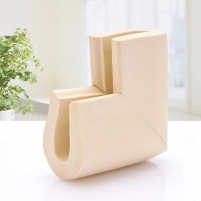 Set 4 protectii colturi in forma U, 3.5 x 0.7 x 6 cm OEM MY6863 BBJMY6863_Bej