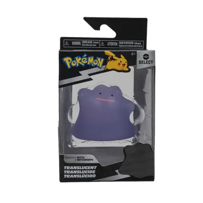 Pokemon - Figurina de actiune Select 7.5 cm, Translucent, Ditto W4 BKFPKW2742