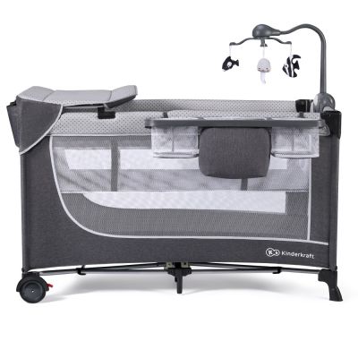 PATUT DE CALATORIE KINDERKRAFT LEODY, CU ACCESORII, GREY VIVKCLEOD00GRY00AC