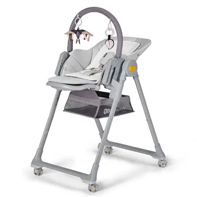 SCAUN DE MASA KINDERKRAFT LASTREE,  2 IN 1, TRANSFORMABIL, GREY VIVKHLAST00GRY0000