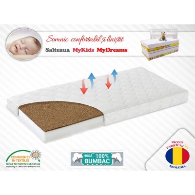 Saltea Fibra Cocos MyKids MyDreams I 90x50x05 (cm) MYK00081339