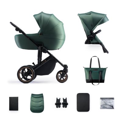 CARUCIOR 2 IN 1 KINDERKRAFT PRIME 2, DARK GREEN VIVKSPRIM02GRE2000