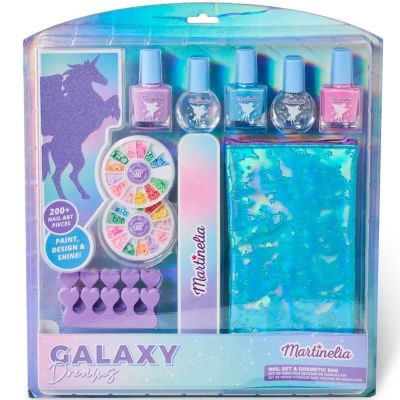 MARTINELIA GALAXY DREAMS SET INGRIJIRE UNGHII SI GEANTA COSMETICA VIVMar11963