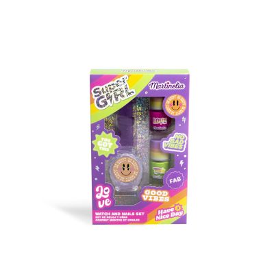MARTINELIA SUPER GIRL SET CEAS SI 2 LACURI DE UNGHII VIVMar44056