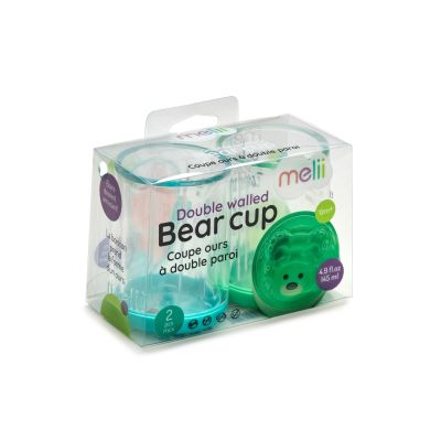SET 2 PAHARE COPII DESIGN INTERIOR URS, MELII, ALBASTRU&VERDE VIVML13550