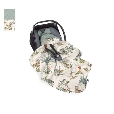 Paturica Universala Pentru Scoica Auto Bumbac   Catifea ,   World Of Dinosaurs Mint Pjb3157