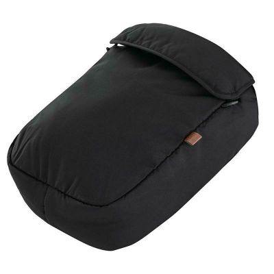 Husa pentru picioare, Petite&Mars, Compatibil cu modelele de carucior Street, Street+, Royal si Move, Calduros si confortabil, Din lana, 59x37x12 cm, Black BYN900398