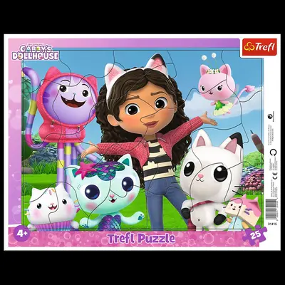 PUZZLE TREFL 25 GABBY S DOLLHOUSE LUMEA LUI GABBY VIV31415
