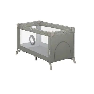 Patut pliant, Lionelo, Stefi, Cu un nivel, Cu intrare laterala cu fermoar, 2 roti, 120x60 cm, Conform cu standardul european de securitate EN 716, Bej BYNLO-STEFI_BEIGE_SAND