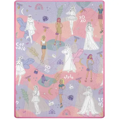 Salteluta de joaca 120 x 92 x 0.3 cm ricokids rk-343 - fashion edeedi734401