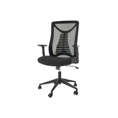 Scaun birou egonomic sl q330r, mesh, respirabil, cotiere reglabile, mecanism inclinare, 110 kg, negru drm10383