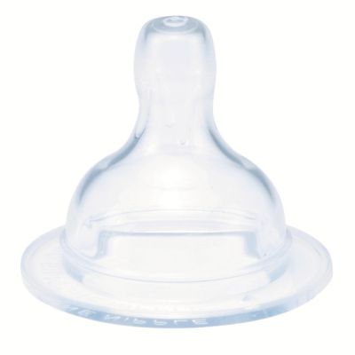 Set tetine de silicon cu flux variabil, 2 buc BebeduE 57034 BBJ57034_Transparent