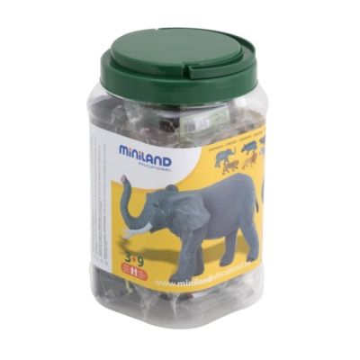 Animale salbatice set de 7 figurine - miniland ml25123