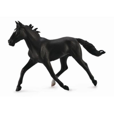 Figurina armasar standardbred pacer black collecta col88645xl
