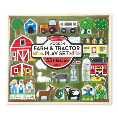 Figurine din lemn ferma melissa and doug md4800