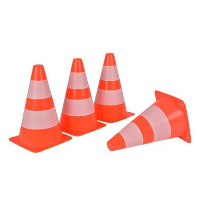 Set 4 conuri alb-portocaliu androni giocattoli agi7120-0000