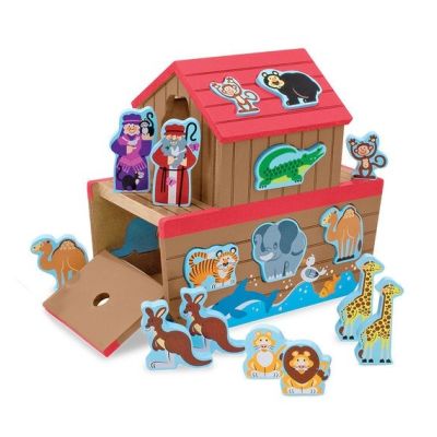 Set de joaca din lemn arca lui noe melissa and doug md3786