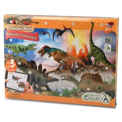 Calendar de craciun collecta cu figurine pictate manual viata preistorica col84177cb