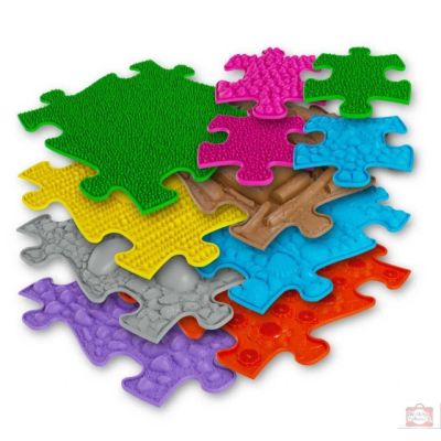 Covoras ortopedic senzorial puzzle set mediu 2a mfk-021-1