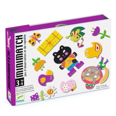 Joc de carti mini match, djeco dj05175