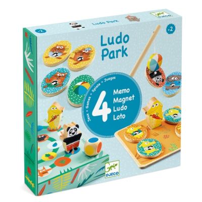 Joc educativ ludopark 4 jocuri, djeco dj01698
