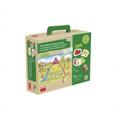 Joc educativ piramida alimentelor - mancam sanatos akr20554