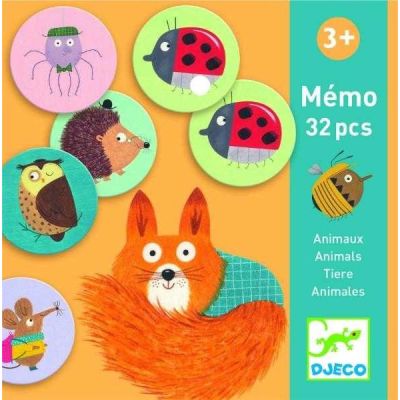 Joc memo animale, djeco dj08116