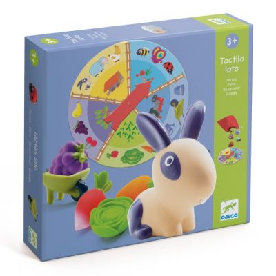 Jucarii educative tactilo loto ferma, djeco dj08135