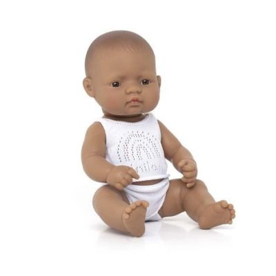 Papusa bebelus educativa 32 cm baiat hispanic ml31357