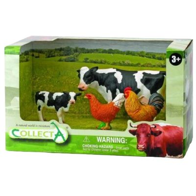 Set de 4 figurine pictate manual ferma 1 89263 col89263lob