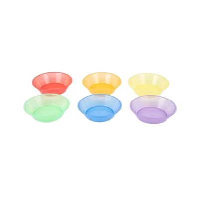 Set de 6 boluri translucide colorate pentru activitati senzoriale tik73117