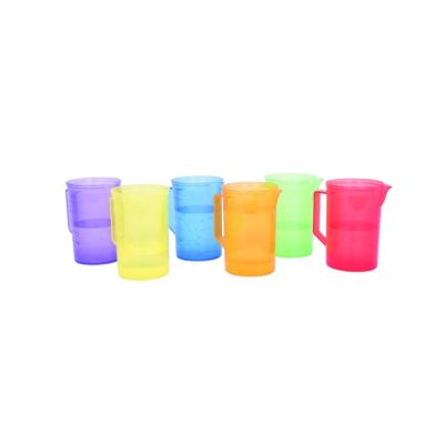 Set de 6 carafe translucide colorate pentru activitati senzoriale tik73103