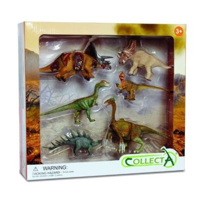 Set de 6 figurine pictate manual dinozauri 1 89574 col89574wb