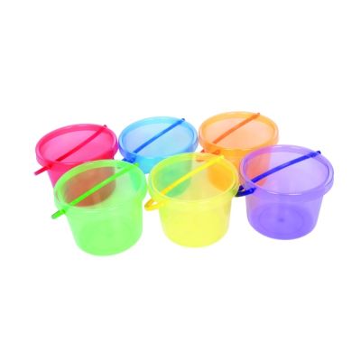 Set de 6 galetuse translucide colorate pentru activitati senzoriale tik73101