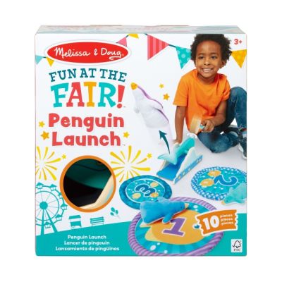 Set de joaca din lemn pinguinii zburatori - colectia distractie la targ md92301
