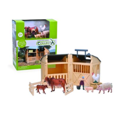Set grajd si sura pentru animale cu figurine incluse col84150wb