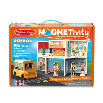 Set magnetic de joaca la scoala - melissa & doug md30657
