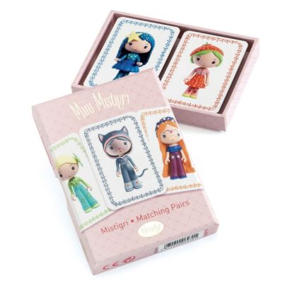 Joc de carti printesele tinyly mini mistigri, djeco dj06970