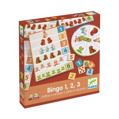 Joc eduludo bingo cifre, djeco dj08258