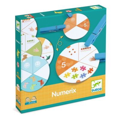 Joc eduludo numere numerix, djeco dj08349